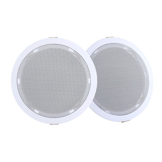 2 x 6" In Ceiling Speakers Home 80W Speaker Theatre Stereo Outdoor Multi Room - image1