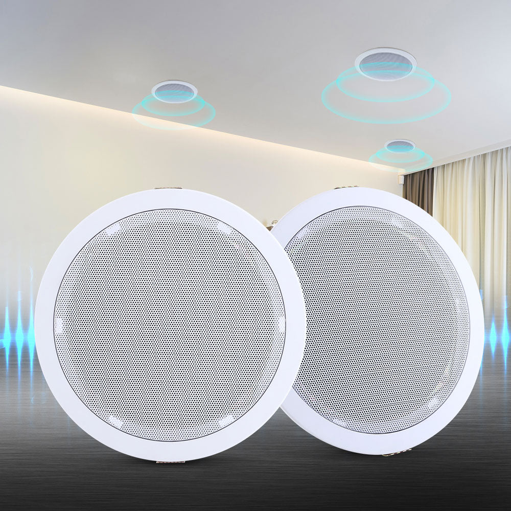 2 x 6" In Ceiling Speakers Home 80W Speaker Theatre Stereo Outdoor Multi Room - image7