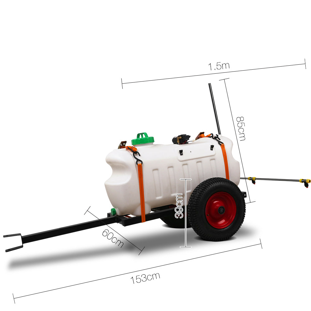 Weed Sprayer 100L Tank with Trailer - image2