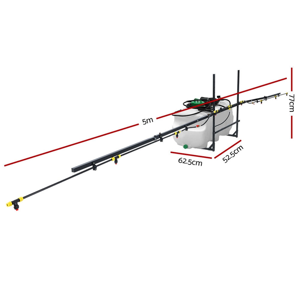 Weed Sprayer 5M Boom Spot Spray Tank ATV Trailer Tractor 100L - image2