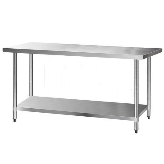1829 x 762mm Commercial Stainless Steel Kitchen Bench - image1