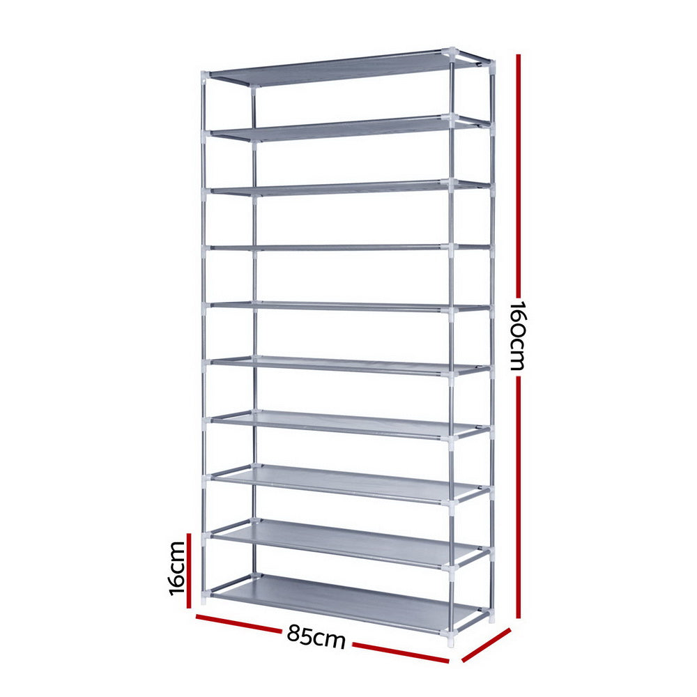 10 Tier Stackable Shoe Rack - image2