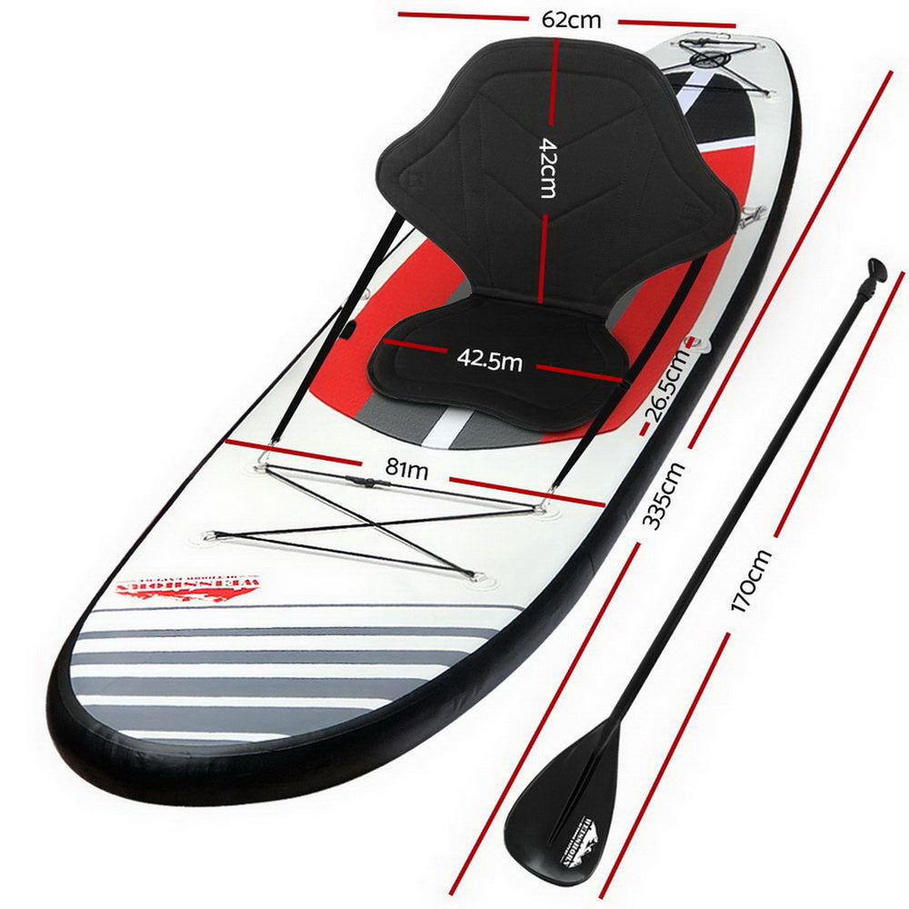 Stand Up Paddle Boards SUP 11ft Inflatable Surfboard Paddleboard Kayak - image2