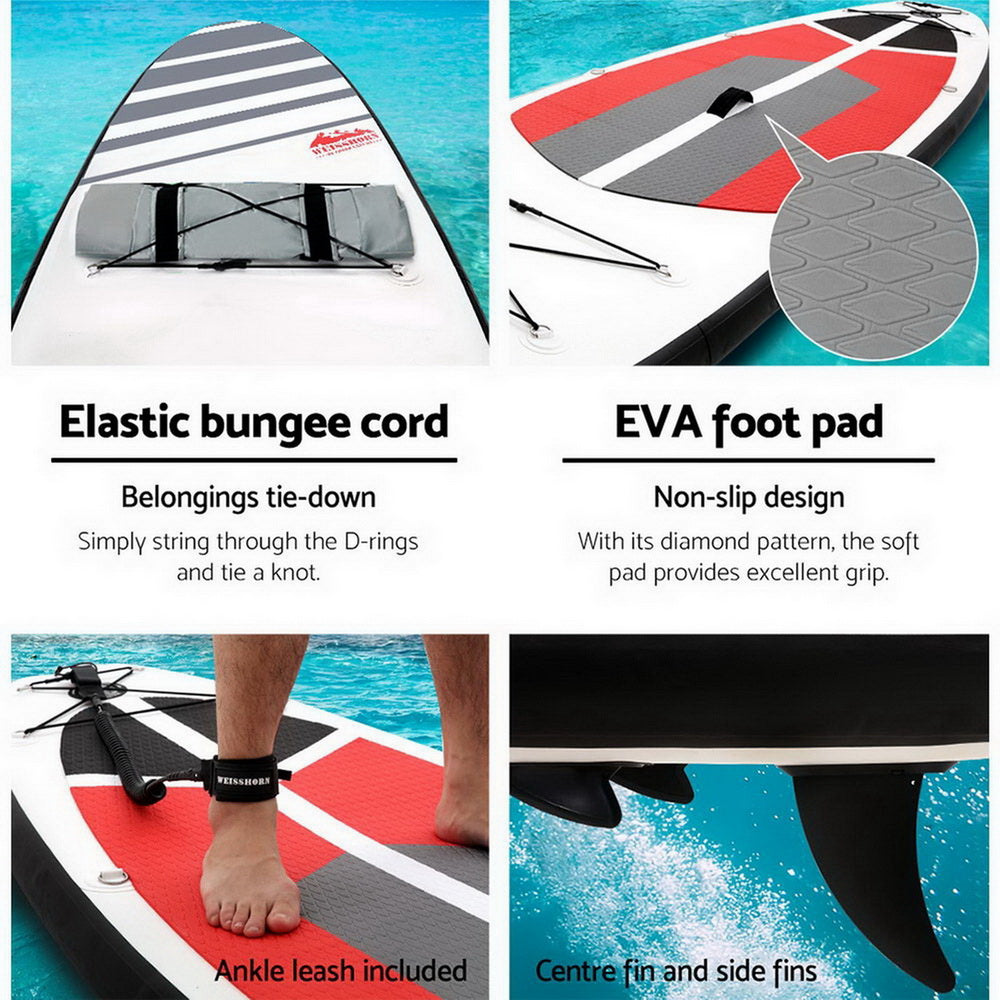 Stand Up Paddle Boards SUP 11ft Inflatable Surfboard Paddleboard Kayak - image5