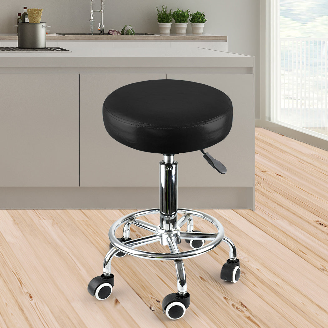 Bar Stools Swivel Salon Office Chair Hairdressing Stool Barber Chairs - image8