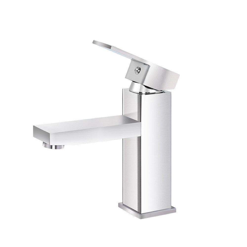 Basin Mixer Tap Faucet Bathroom Vanity Counter Top Standard Brass Silver - image3