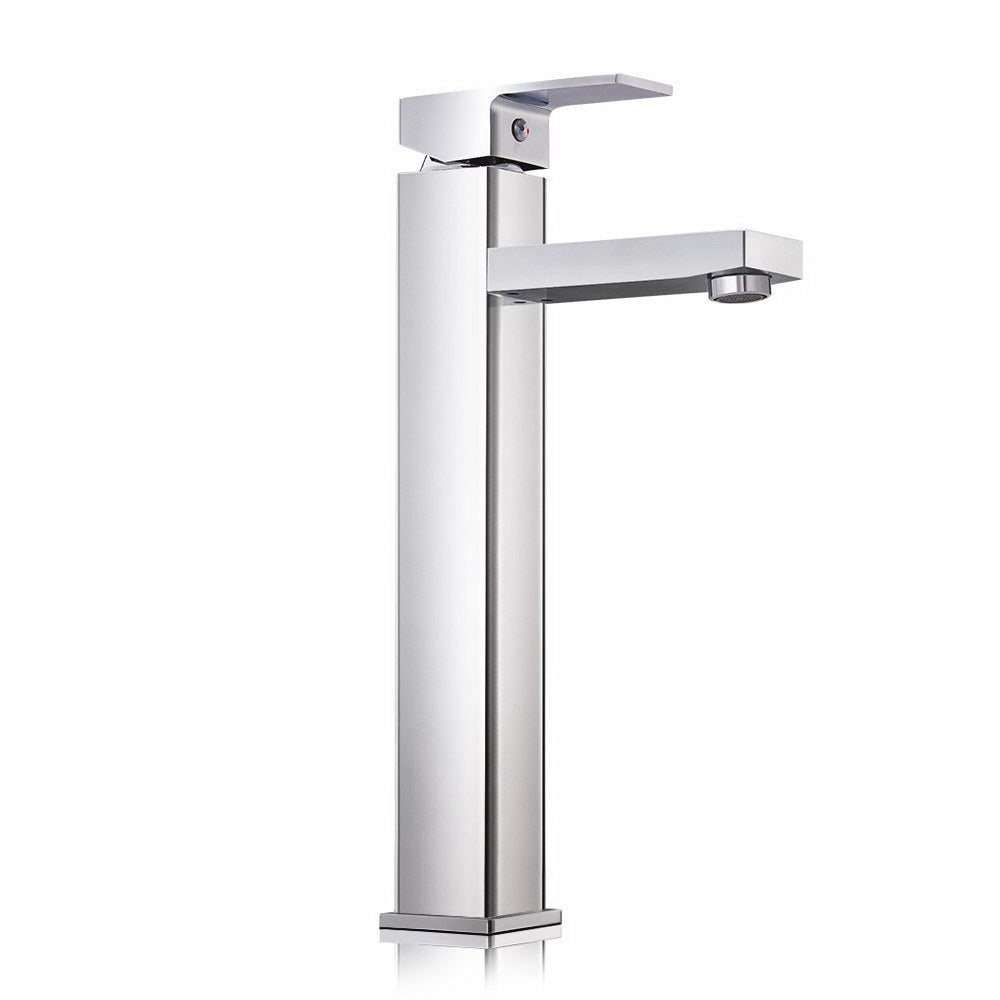 Basin Mixer Tap Faucet Silver - image1