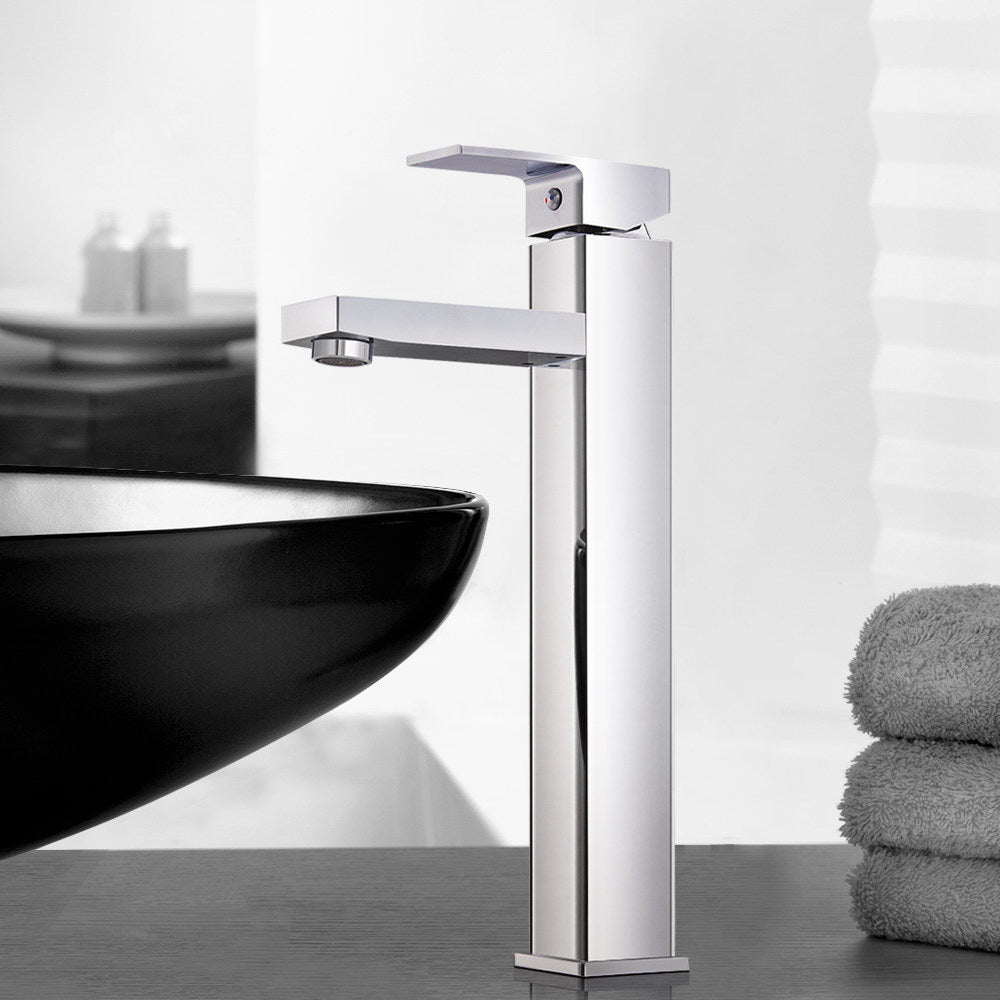 Basin Mixer Tap Faucet Silver - image7