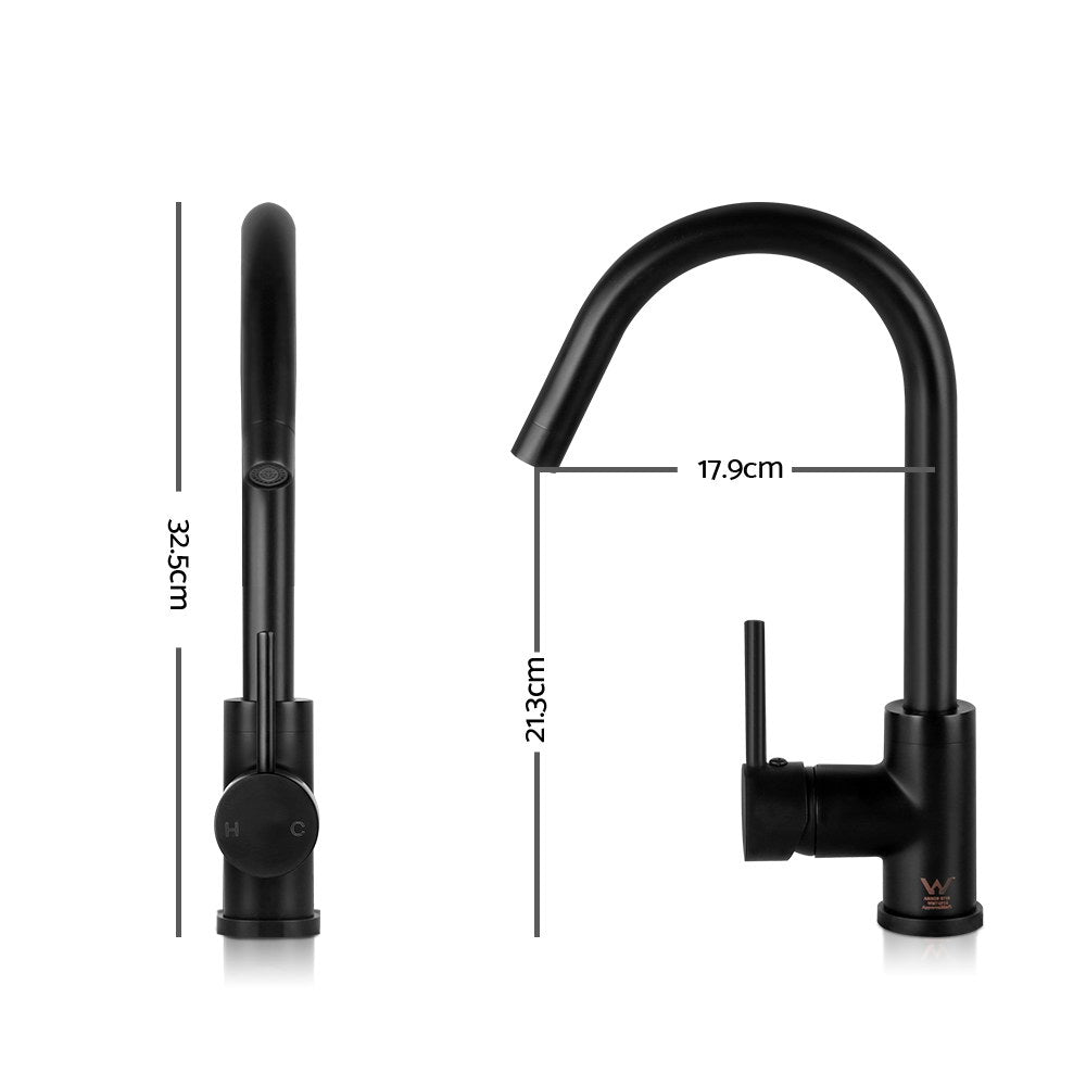 Mixer Faucet Tap - Black - image2