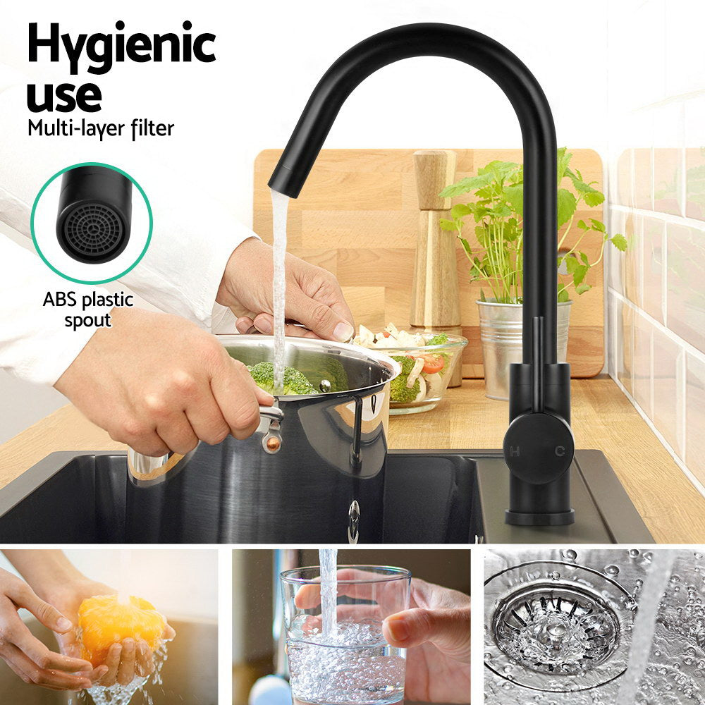 Mixer Faucet Tap - Black - image5