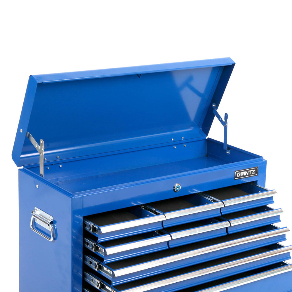 9 Drawer Mechanic Tool Box Storage - Blue - image11