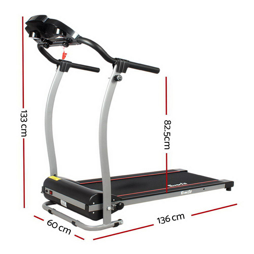 Home Electric Treadmill - Black - image2