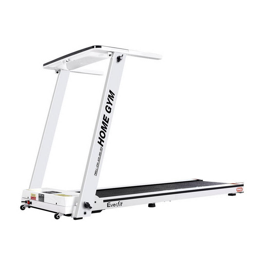 Everfit Electric Treadmill Home Gym Exercise Running Machine Fitness Equipment Compact Fully Foldable 420mm Belt White - image3