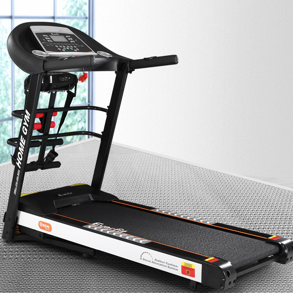 Electric Treadmill 450mm 18kmh 3.5HP Auto Incline Home Gym Run Exercise Machine Fitness Dumbbell Massager Sit Up Bar - image7