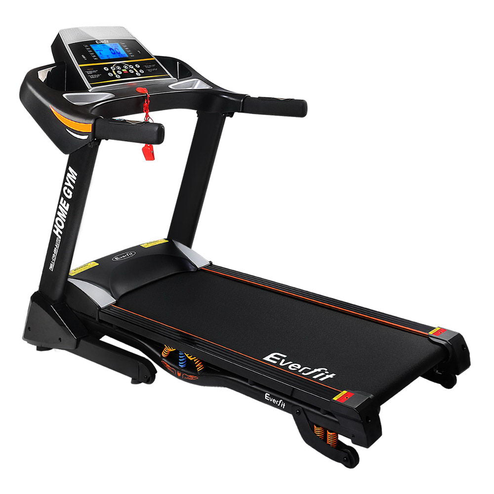 Everfit Electric Treadmill 48cm Incline Running Home Gym Fitness Machine Black - image1