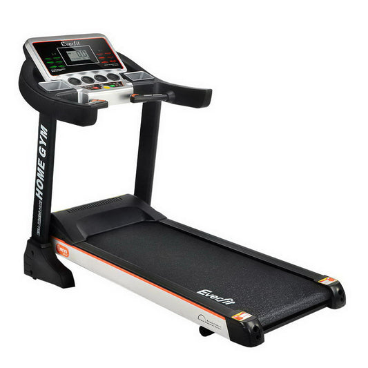 Electric Treadmill 45cm Incline Running Home Gym Fitness Machine Black - image1
