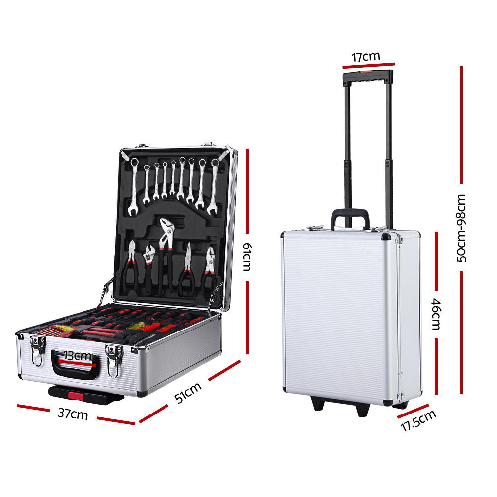 786pcs Tool Kit Trolley Case Mechanics Box Toolbox Portable DIY Set SL - image2