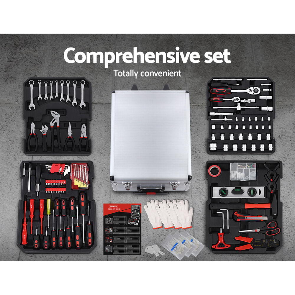 786pcs Tool Kit Trolley Case Mechanics Box Toolbox Portable DIY Set SL - image6