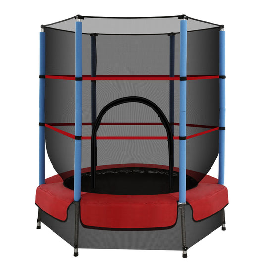 4.5FT Trampoline Round Trampolines Kids Enclosure Outdoor Indoor Gift - image1