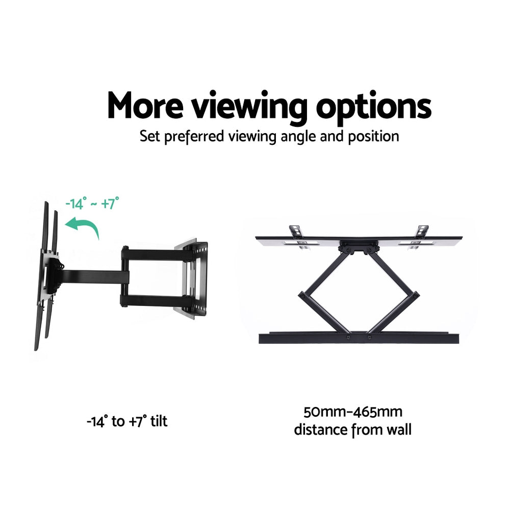 TV Wall Mount Bracket Tilt Swivel Full Motion Flat LED LCD 32 42 50 55 60 65 70 inch - image3