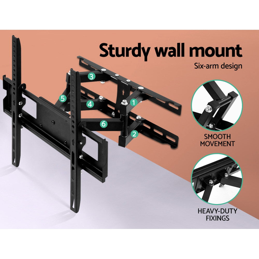 TV Wall Mount Bracket Tilt Swivel Full Motion Flat Slim LED LCD 23 32 42 50 55 inch - image5