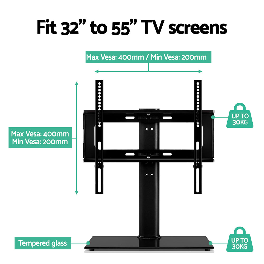 Artiss Table Top TV Swivel Mounted Stand - image7