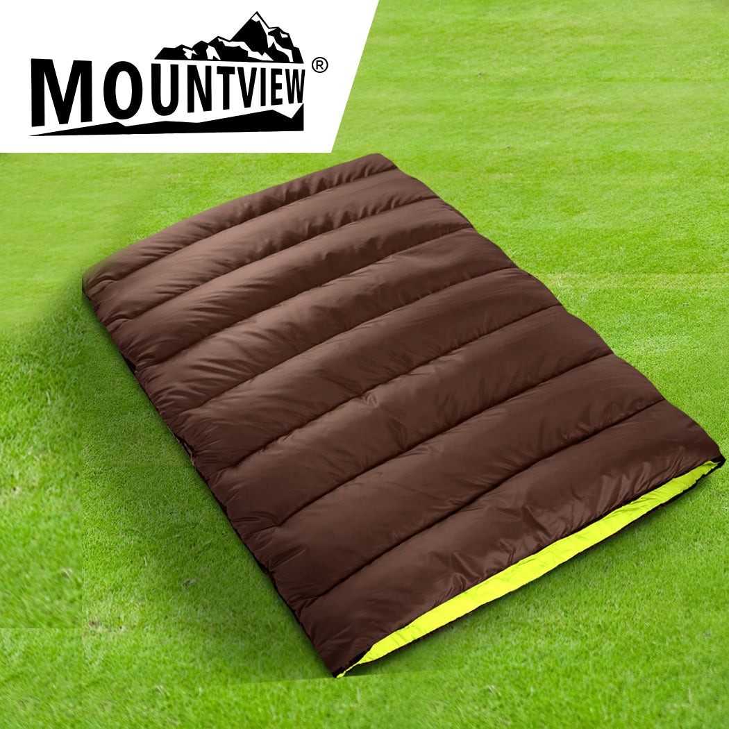 Mountview Double Sleeping Bag Bags Outdoor Camping Hiking Thermal -10 deg Tent Sack - image15