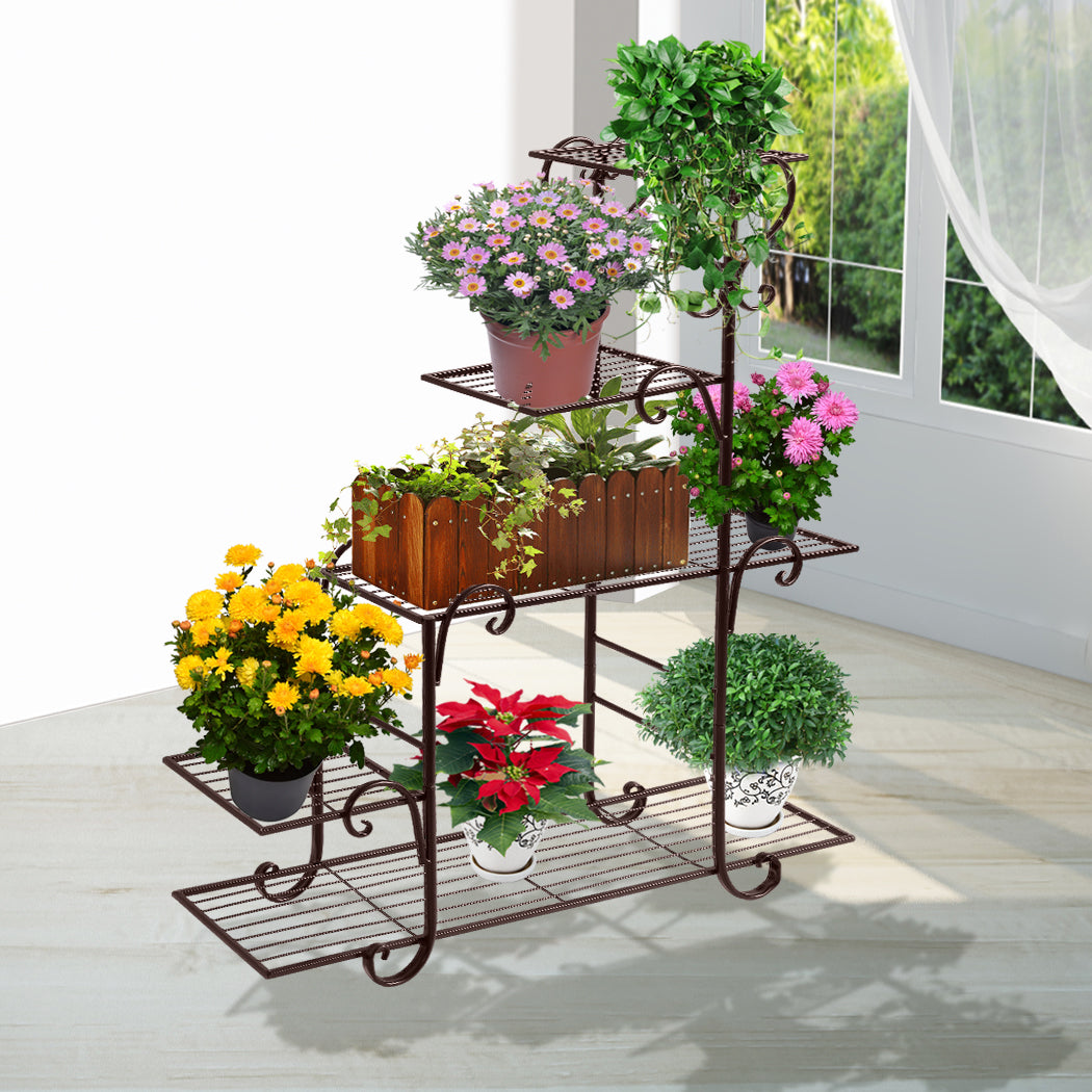 Plant Stand New Design Flower Pot Corner Shelf Bronze Type 2 - image7