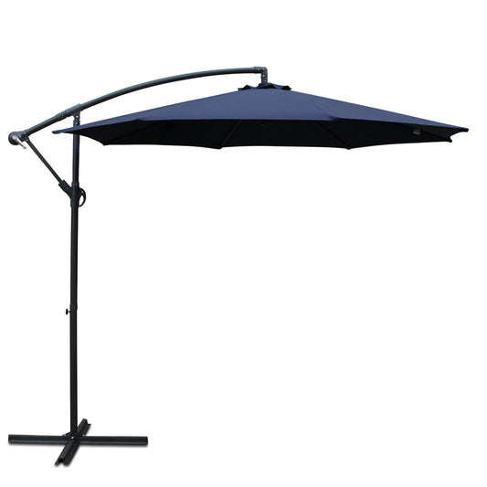 3M Cantilevered Outdoor Umbrella - Navy - image1