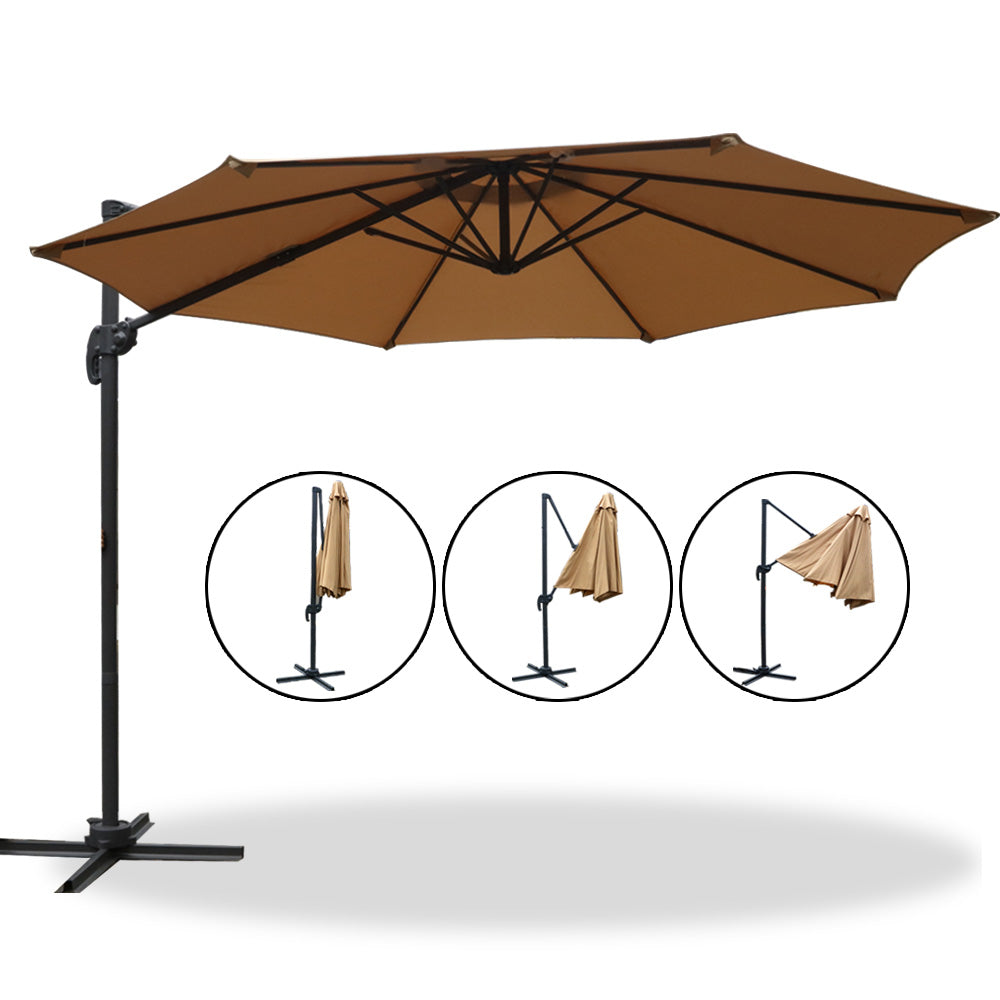 Roma Outdoor Umbrella - Beige - image3