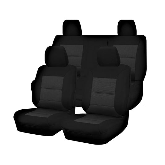 Seat Covers for MAZDA BT-50 TF XT DUAL CAB 07/2020 - ON PREMIUM BLACK - image1