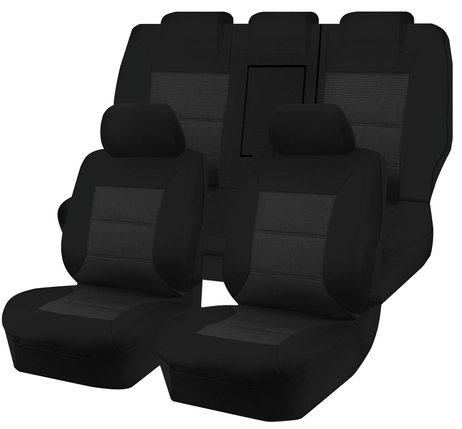 Premium Jacquard Seat Covers - For Ford Territory Sx/Sy/Sz Series 4X4 Suv/Wagon (2004-2016) - image1