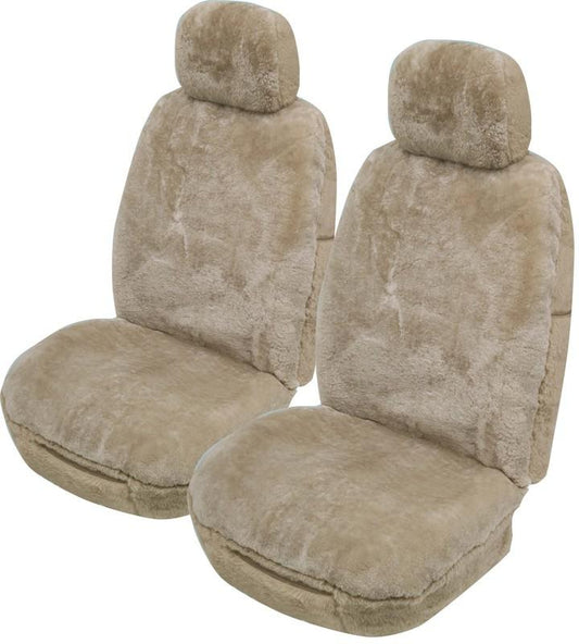Softfleece Sheepskin Seat Covers - Universal Size (20mm) - image1
