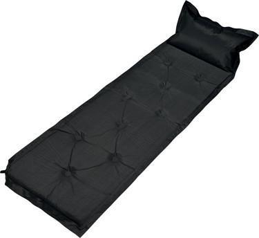 Trailblazer 9-Points Self-Inflatable Polyester Air Mattress With Pillow - BLACK - image1