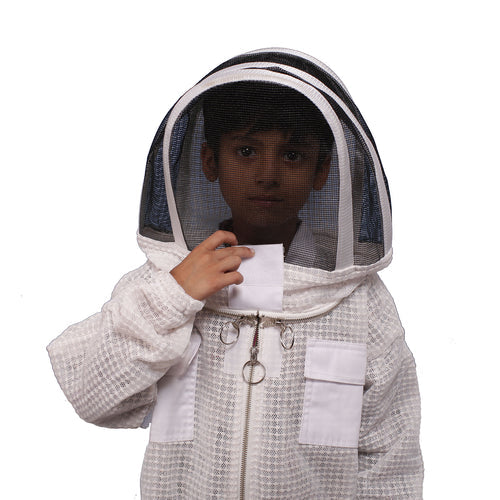 Beekeeping Bee Kids Full Suit 3 Mesh Layer Beekeeper Protective Gear M - image2