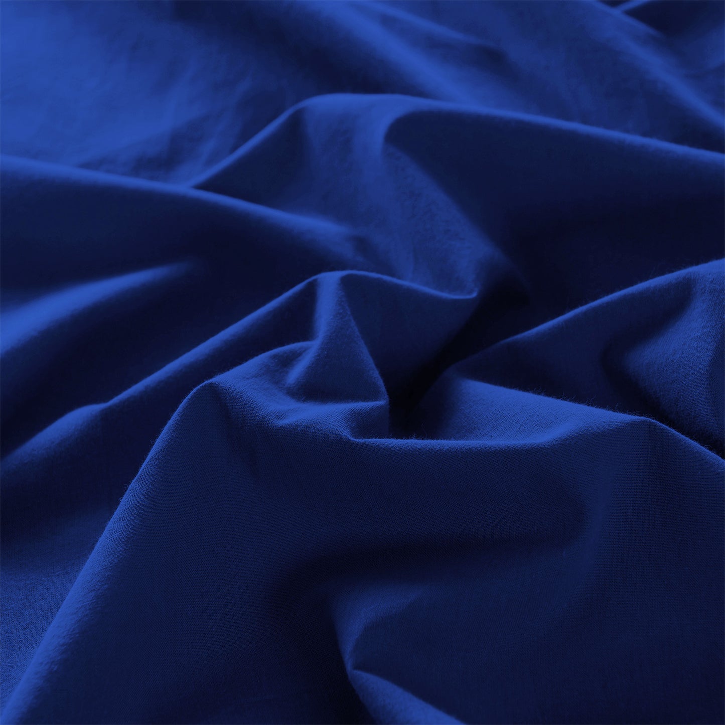 Royal Comfort Vintage Washed 100% Cotton Quilt Cover Set Bedding Ultra Soft Double Royal Blue - image6