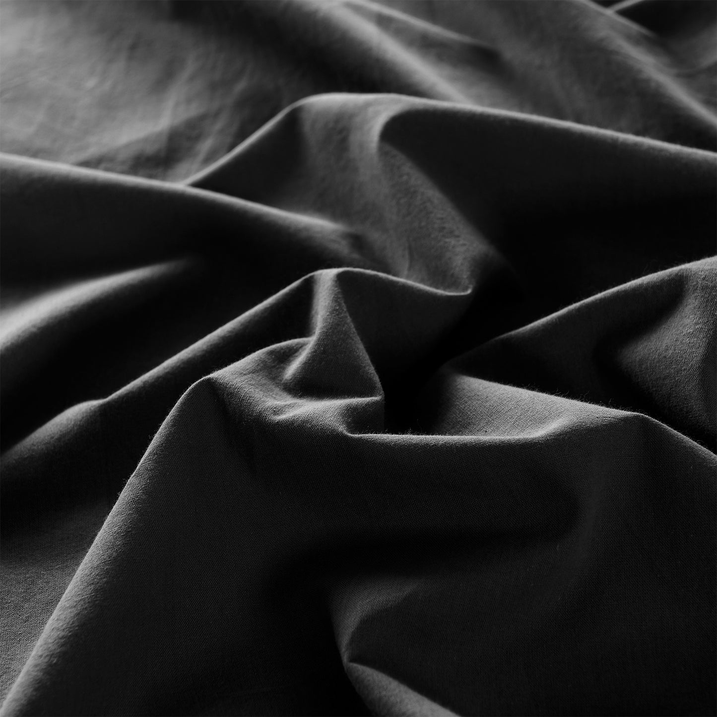 Royal Comfort Vintage Washed 100% Cotton Quilt Cover Set Bedding Ultra Soft - Queen - Charcoal - image7