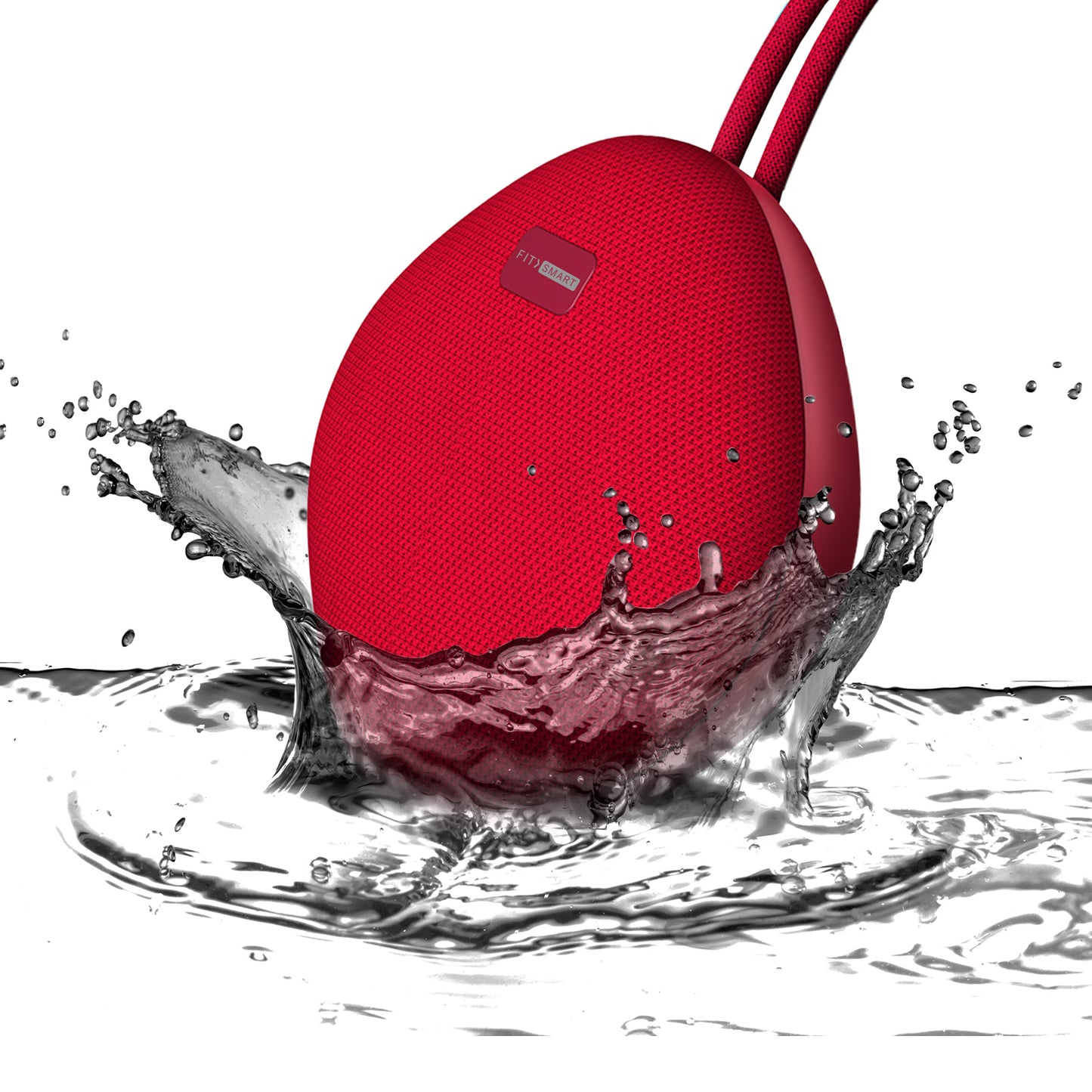 FitSmart Waterproof Bluetooth Speaker Portable Wireless Stereo Sound - Red - image7
