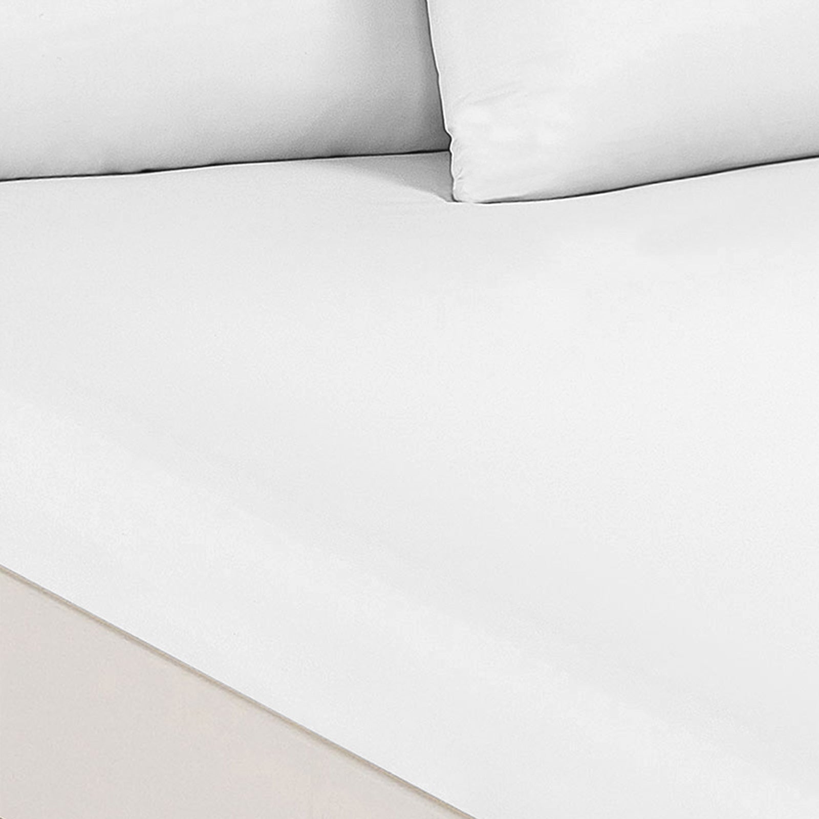 Royal Comfort 1500 Thread Count Cotton Rich Sheet Set 3 Piece Ultra Soft Bedding Double White - image2