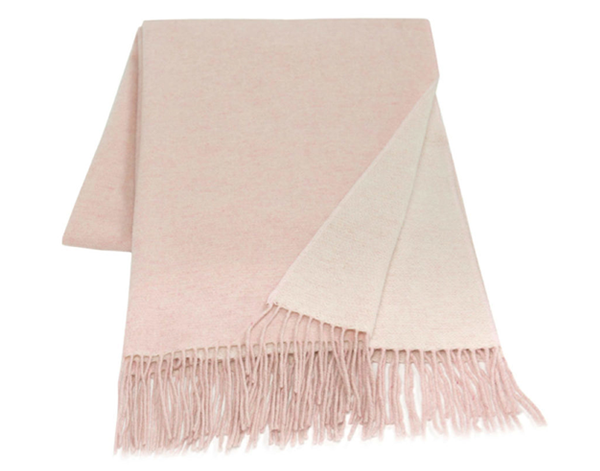 Chiswick Scarf - Cashmere/Merino Wool Blend - Blush - image1