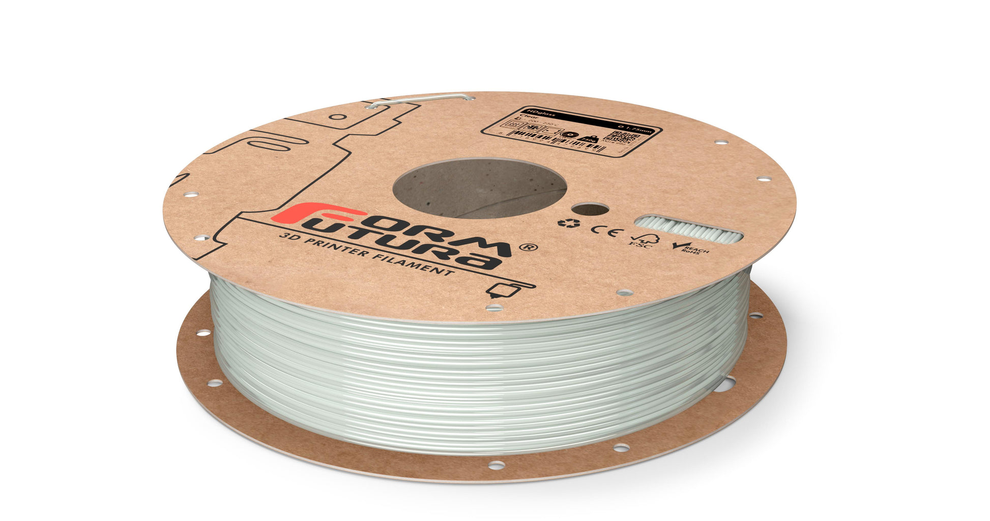 PETG Filament HDglass 1.75mm Clear 750 gram 3D Printer Filament - image2