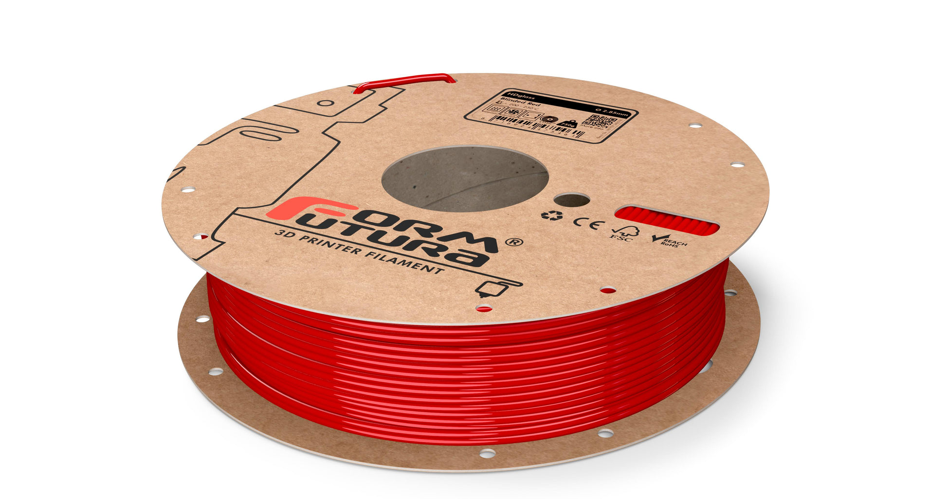 PETG Filament HDglass 2.85mm Blinded Red 750 gram 3D Printer Filament - image2