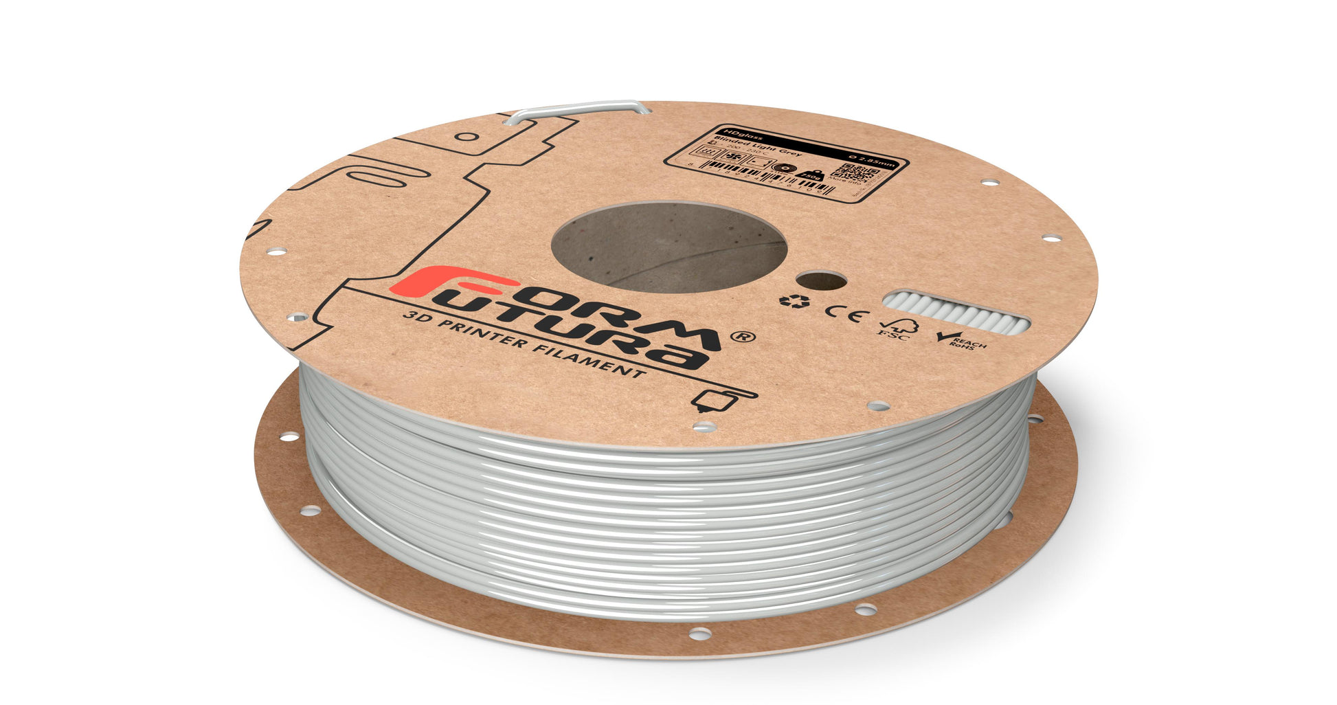 PETG Filament HDglass 2.85mm Blinded Light Grey 750 gram 3D Printer Filament - image2