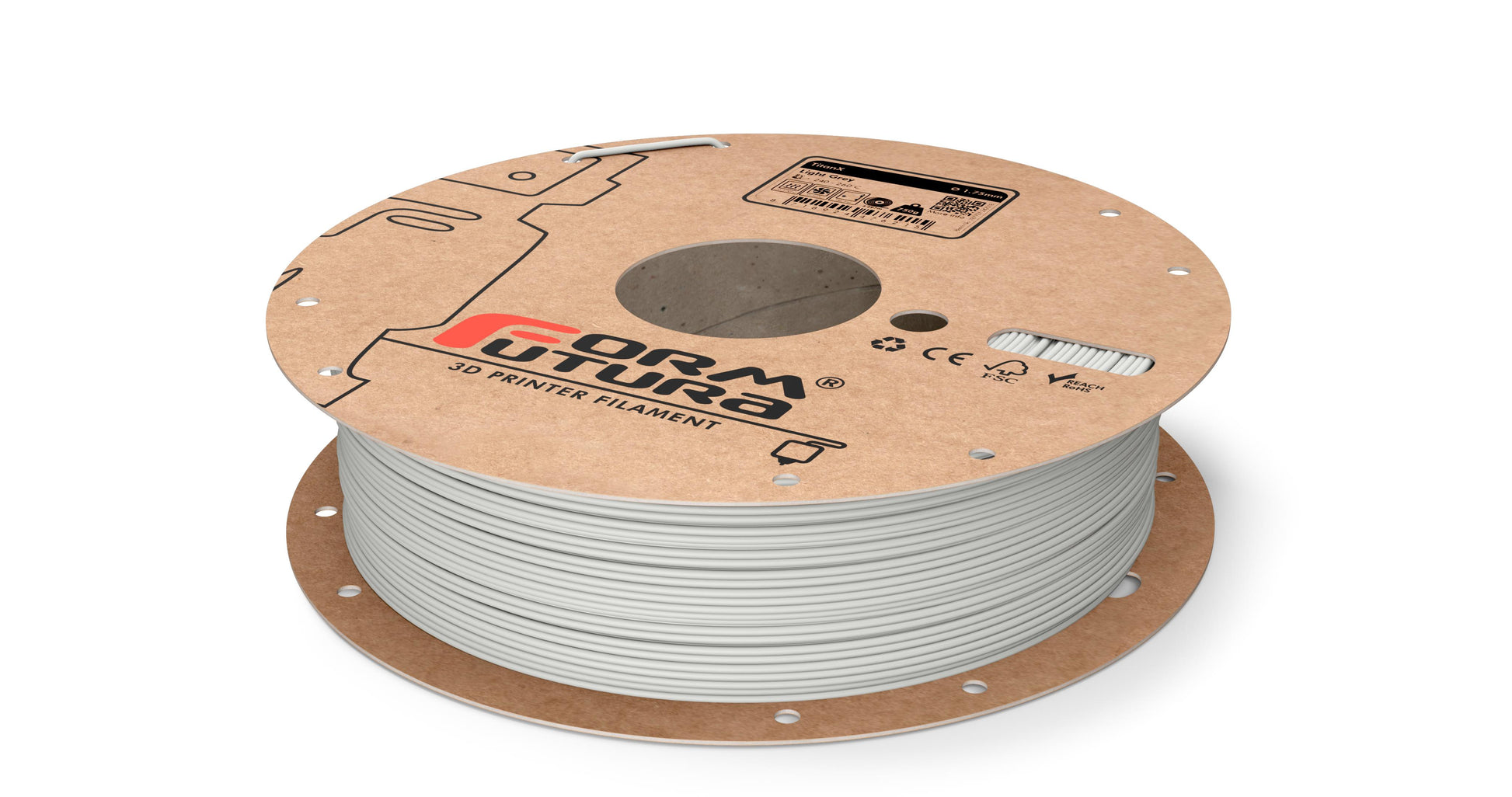 ABS Filament TitanX 2.85mm Light Grey 750 gram 3D Printer Filament - image2