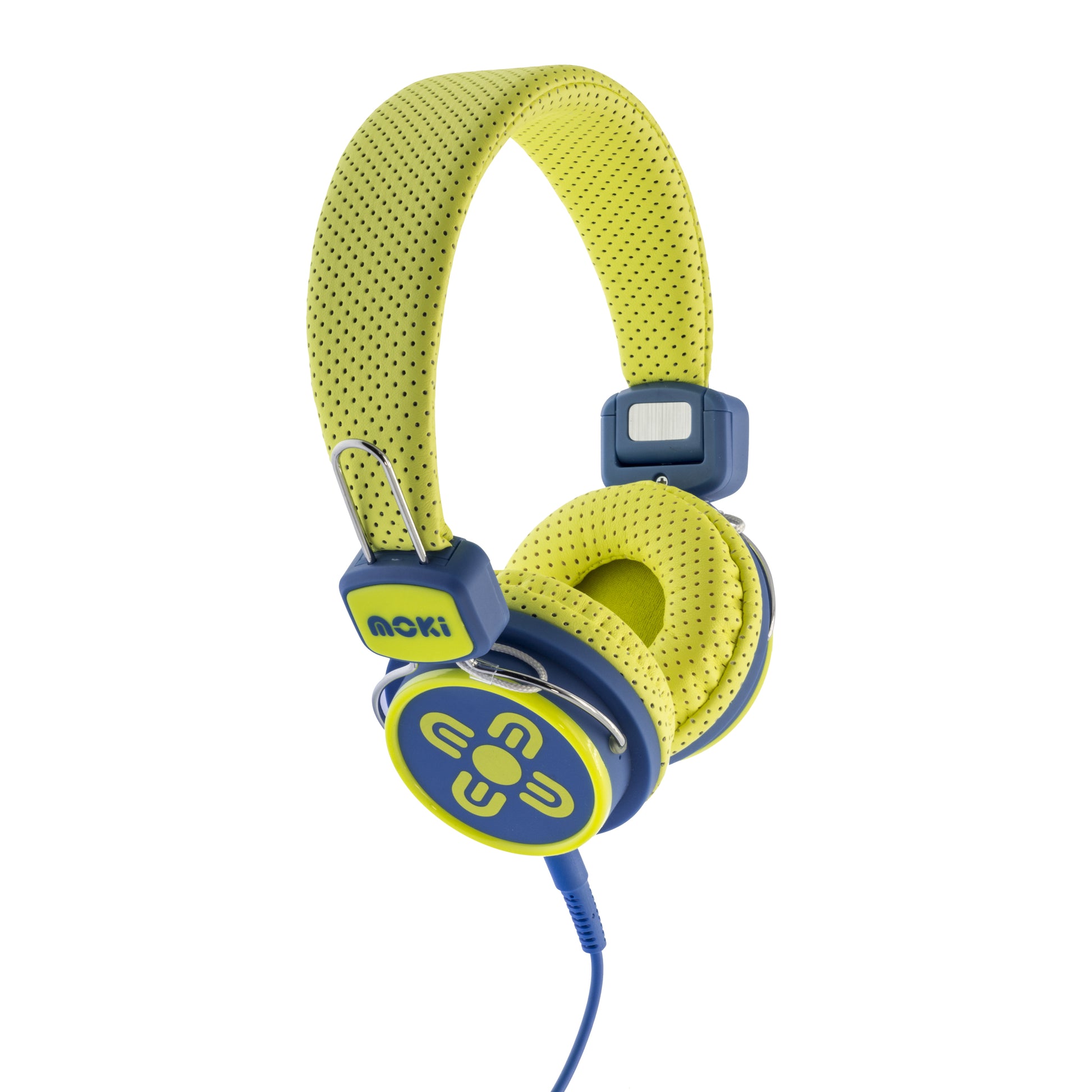 MOKI Kid Safe Volume Limited Yellow & Blue Headphones - image1