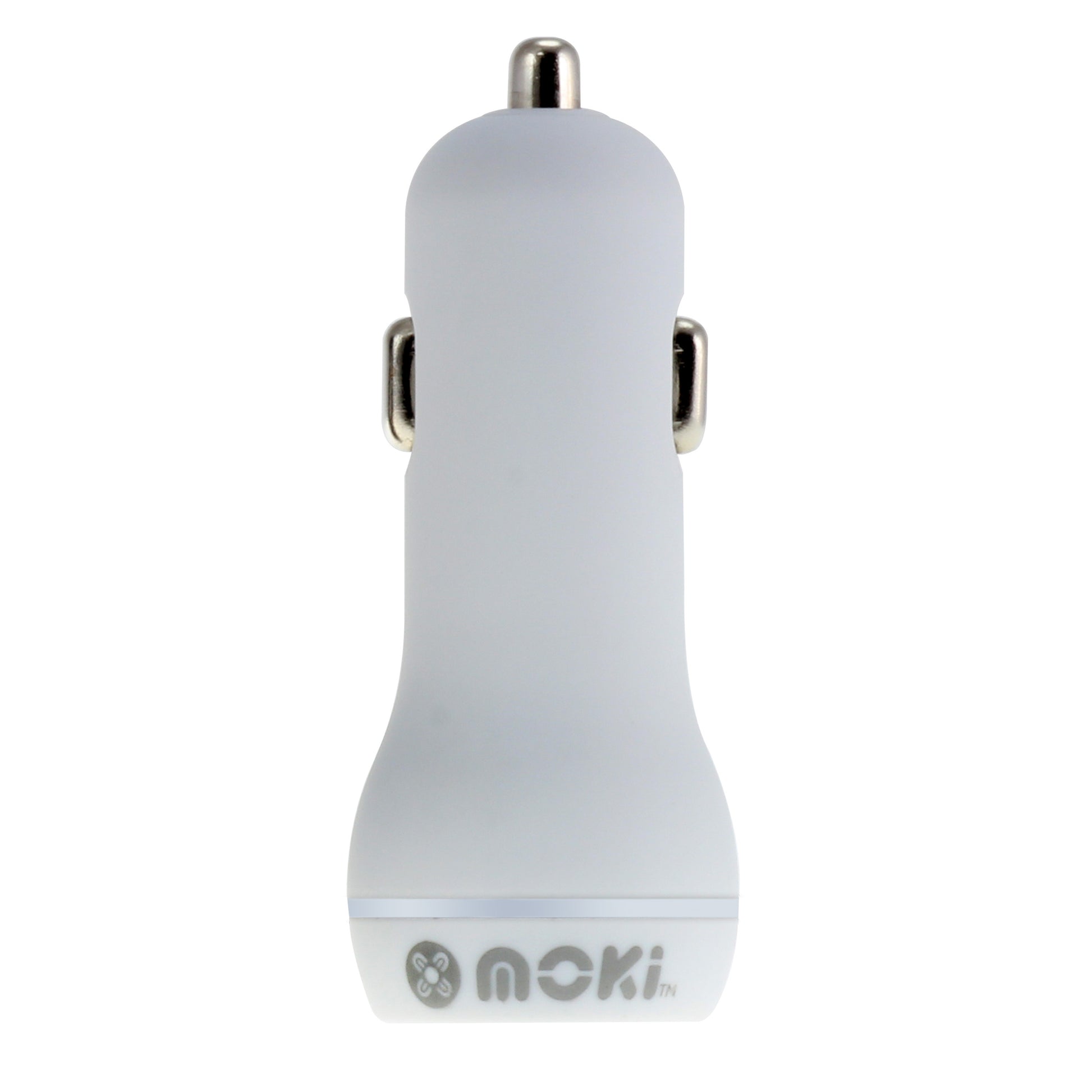 MOKI Dual USB Car Charger - White - image1