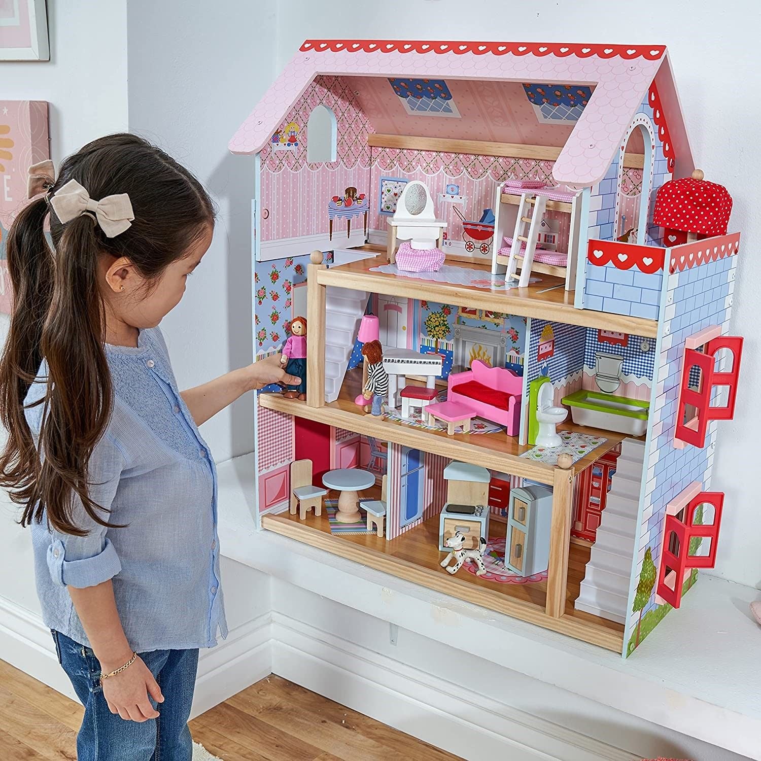 Doll Cottage with Furniture for kids (Model 1) - image3