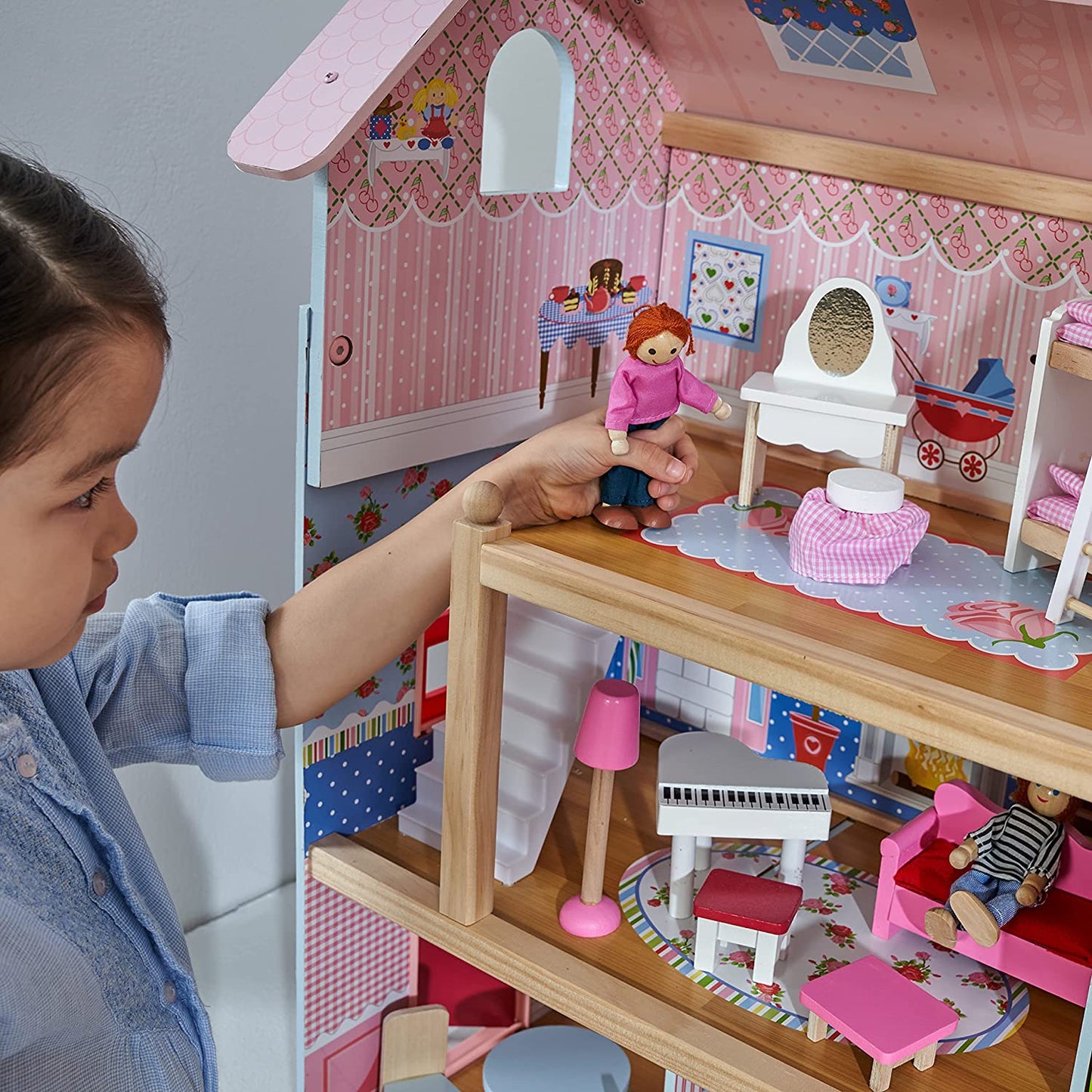 Doll Cottage with Furniture for kids (Model 1) - image4