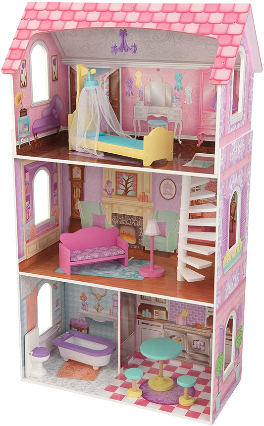 Dollhouse with Furniture for kids 110 x 65 x 33 cm (Model 2) - image1
