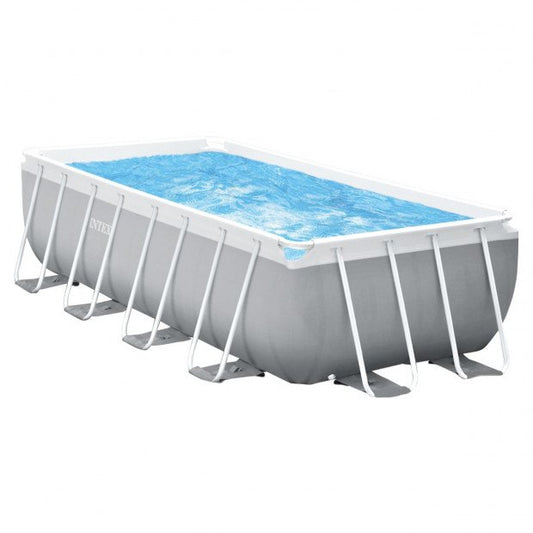 INTEX 4.88MX2.44MX1.07M PRISM FRAME RECTANGULAR POOL SET - image1